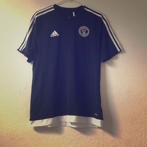 Adidas black athletic shirt
